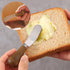 2 Pack Butter Spreader Knife, Stainless Steel Cheese Spreaders with Wood Handle for Cutting & Spreading Butter