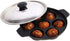 SHRIYA Appam Patra Non-Stick Pan, 7 Cavities, Paniyaram Pan with Stainless Steel Lid