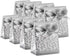 KUPOO 50PCS Candy Boxes - Silver Ribbon Wedding Favor Boxes for Party Decoration, Easter