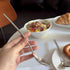 Premium 18/10 Stainless Steel Large Round Soup Spoons, 8.2" Long, Dishwasher Safe, 2 Pack