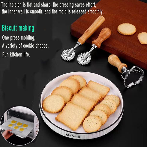 Pastry Wheel Cutter, 6.7" Diameter Cutter for Ravioli, Pasta, Dumplings, Lasagna, Pierogi