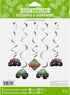 5 39" Creative Converting Monster Truck Dizzy Danglers, ct, Multi-colored