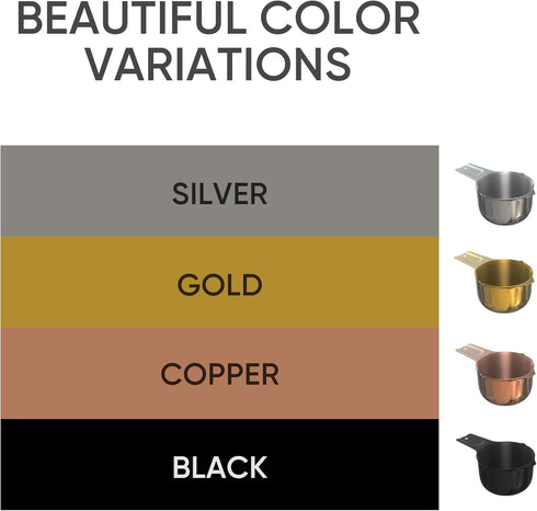 Color Up Premium 2/3 Cup Measuring Cup (160 ml) - Stainless Steel, Dishwasher Safe, Accurate for Wet & Dry Ingredients