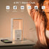 9 Dimmable Snooze,USB WILIT Digital Alarm Clock, Sunrise Alarm Clock with Nightlight, Sleep Aid Sounds, White Noise