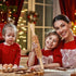 17" Premium Wood Rolling Pin with Nativity Embossed Designs, 3mm Deep Springerle Cookie Molds for Baking Gifts