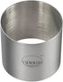 Sunrise Kitchen Supply Plating Forms, Stainless Steel Ring Mold Sets, 3" X 2.75" (2)