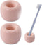 Airmoon Mini Ceramics Handmade Couple Toothbrush Holder Stand, Pack of 2 for Bathroom Vanity Countertops