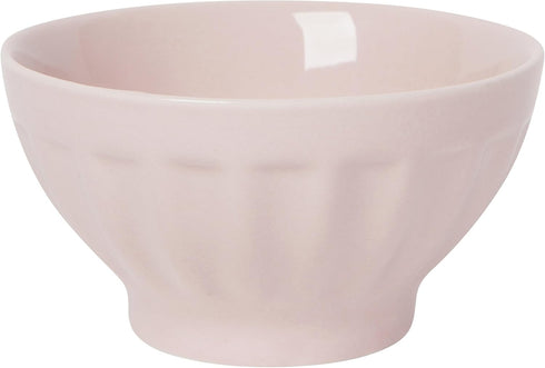 Now Designs Flora Stoneware Sundae Bar Bowls, Set of 6, 4 oz, Perfect for Ice Cream and Desserts