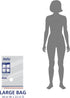 Hefty Shrink-Pak Vacuum Storage Bags - 4 Large Heavy Duty Bags for Clothing, Comforter & Under Bed Storage