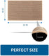 Kitchen Rugs and Mats Non-Skid Washable, Absorbent Runner Rugs for Kitchen, Front of Sink, Floor Mats (Beige, 20"x32")