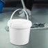 2pcs Heavy Duty Portable Household Bucket Tub with Treasure Grade Lid, Kitchen Food Buckets for Pets & Storage