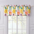 Greenland Home Watercolor Dream Window Valance, White - 84 x 19