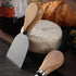 Mini Cheese Knife Set with Wood Handle, Stainless Steel Charcuterie Knife Set with 4 Fruit Forks & Spoons