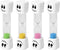 TeaherFav 2 Minute Toothbrush Sand Timer for Kids -Set of 4 Small