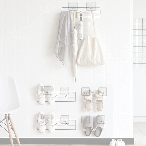 Cozycomfo Pack 10 Shower Caddy Adhesive Replacement Stickers Hooks Adhesive of for Corner Shelf Basket Bathroom Shelf