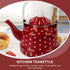 Luxshiny Enamel Stovetop Pour-Over Coffee and Tea Kettle, Small Boiling Water Pot, Camping Teapot