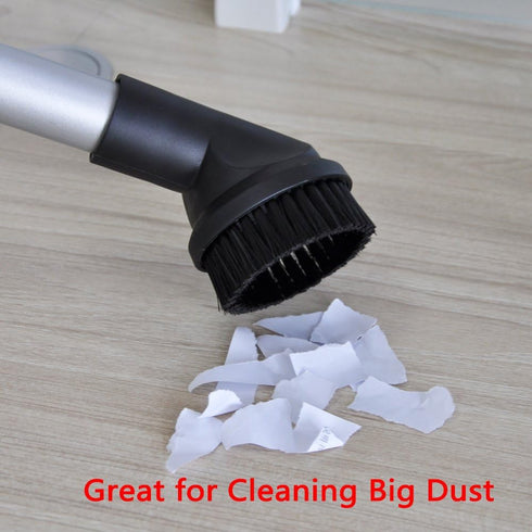 EZ SPARES Universal Vacuum Cleaner Soft Dust Big Caliber Brush, 32mm 1 1/4" Diameter, Fits Most Brands for Cleaning