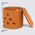 12 LEEPENK Terracotta Garlic Keeper,Vented Clay Garlic Storage Container Saver with Lid and Air Vent,Reserve