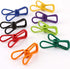 30 Pcs Chip Clips, 2 Inch, 10 Different Random Colors, PVC Coating High Elasticity Strength