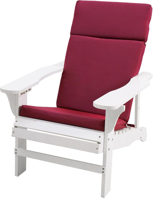 Adirondack Chair High Density Foam Cushions,High Back Outdoor Rocking Chair Cushion