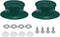uxcell 2pcs Replacement Knob for Pot Pan Lids, Plastic Cover Holding Handles for Skillets, Kitchen Cookware, Green