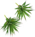 LJY 2 Pieces Realistic Artificial Faux Succulent Yucca Vera Small Plants Unpotted for Home Garden Decoration (Spring