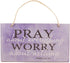 bouti1583 Pray About Everything Wooden Sign Decor, 9.5" by 5.75"