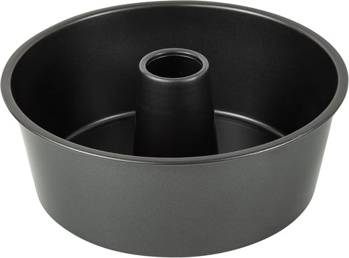 Non-Stick Angel Food Cake Pan, 10 inch Heavy Duty Dark Grey Aluminum