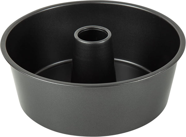 Non-Stick Angel Food Cake Pan, 10 inch Heavy Duty Dark Grey Aluminum