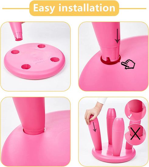 Soerreo Children'S Footstools, Kindergarten Learning Stools,Children's Dresser Stool, Plastic Light Footstools Are