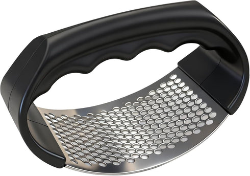 Generic Garlic press rocker, Stainless Steel Garlic Crusher Effortless Mincing, Rust-Resistant Kitchen Gadget