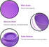 6 Pcs Silicone Mixing Bowls, 0.49 QT Reusable Bowls for Melting Chocolate, Sauce, White, Pink, Purple