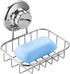Set of 2 SANNO Powerful Vacuum Suction Cups for Shower Caddy, Soap Dish, Double Hooks
