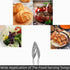 2-PACK Stainless Steel Serving Tongs for Buffet Party Catering, Thickening Food Tongs, Kitchen Salad Scissors (Silver)