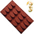 Oval Silicone Pudding Mold: Reusable DIY Baking Tins for Cake, Cupcake, Chocolate, and Ice Cube