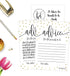 Hadley Designs 25 Gold New Mommy or Parent Advice Cards, Keepsake Alternative Guestbook for Baby Shower