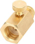 Brass Soda Cylinder Adapter Valve, Female Thread TR21-4 to Male Thread G1/2 Conversion Kit for Homebrewing