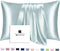 Ravmix 21momme Mulberry Silk Pillow Cases with Zipper, Soft Cool Pillow Cover for Beauty Sleep, 1PC(Queen 20"x30", Aqua