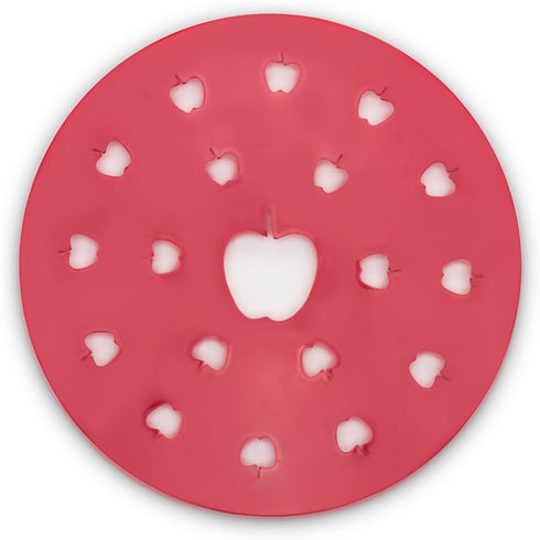Fox Run Apple Pie Top Cutter, Plastic, Red, 9.5 x 9.5 x 0.25 inches