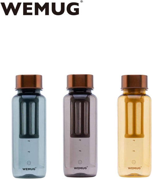 WEMUG Portable Cold Brew Maker, 22 oz Modern Design, Leak Proof, Ultra Light, BPA-Free, Durable Plastic