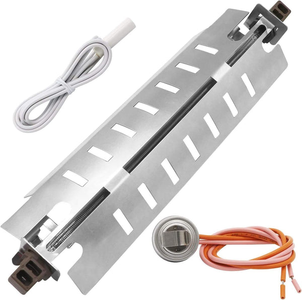 Seentech WR51X10055 Defrost Heater, WR55X10025 Temperature Sensor, WR50X10068 Thermostat for GE & Hotpoint Refrigerators