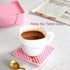 Set 6, Set 4 Inch,Cool Colinda Silicone Drink Coasters with Holder, of for Tabletop Protection and Office Desk, Cup Mat