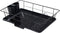 Space-Saving 3-Piece Dish Drainer Rack Set with Cutlery Holder, Maximize Countertop Space, Black