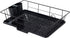 Space-Saving 3-Piece Dish Drainer Rack Set with Cutlery Holder, Maximize Countertop Space, Black