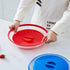 Collapsible Microwave Splatter Cover for Food with Silicone Mats, 10.5 Inch, Dishwasher-safe, BPA-Free Microwave Plate