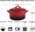 Ceramic Mini Cocotte Set - 17.7 Ounces Small Casserole Dishes with Lids, Handles, Oven, Microwave & Dishwasher Safe