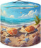 Sea Turtle Air Fryer Dust Cover, Beach Cover with Top Handle and Storage Pockets for Kitchen Appliances
