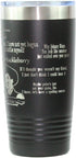Tombstone Doc Holliday 20oz Laser Engraved Tumbler, I'm your Huckleberry