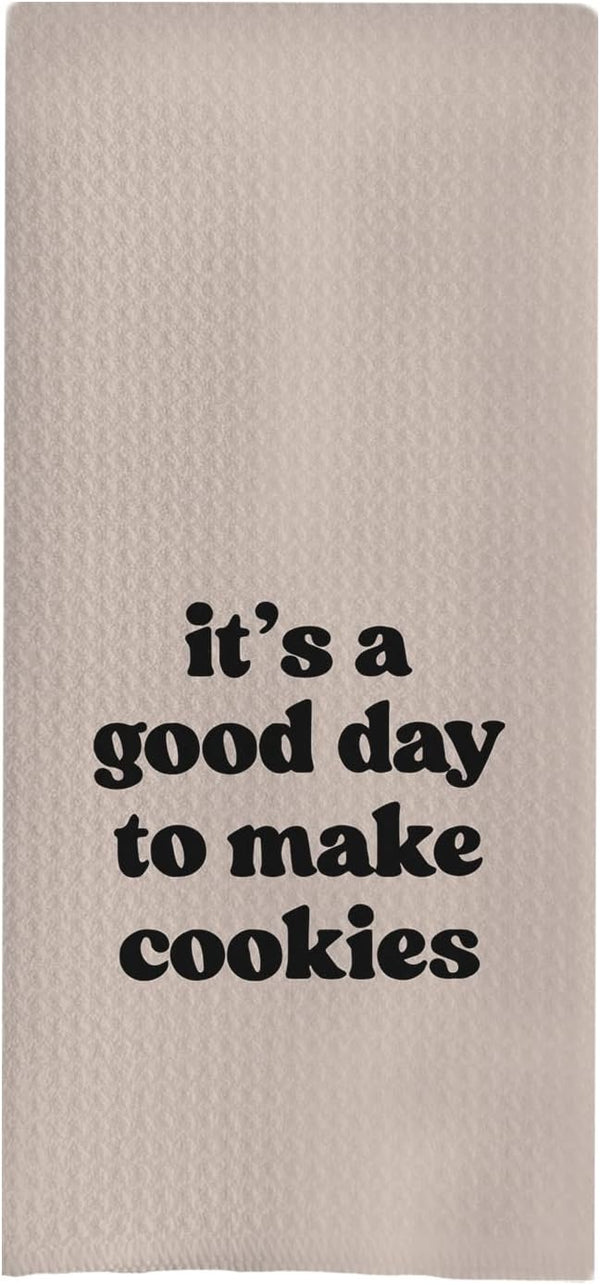 Baking Towels, Tea Towels for Baking, Gifts for Bakers, Cookie Lovers, Cooks,