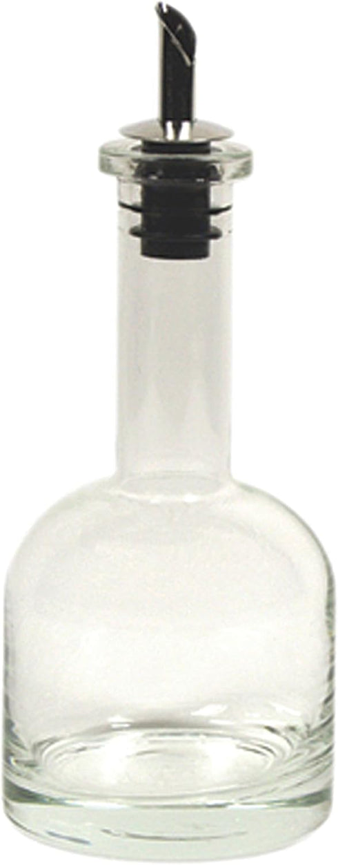 Fox Run Olive Oil and Vinegar Drizzler Bottle, Long Neck, Glass, 7.75" x 3.25"